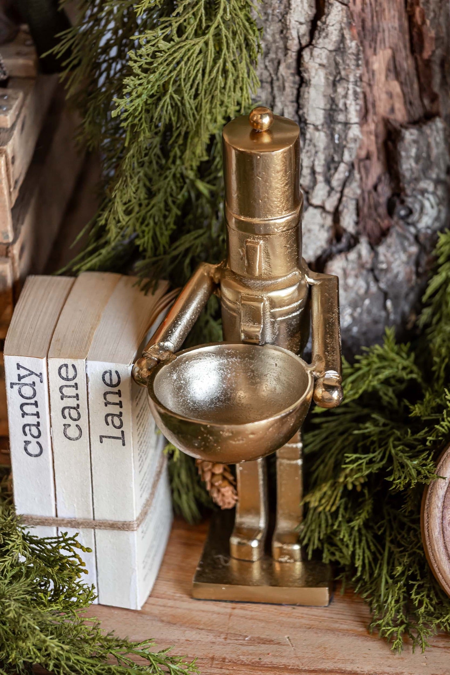 Gilded Standing Nutcracker Creative Co-Op
