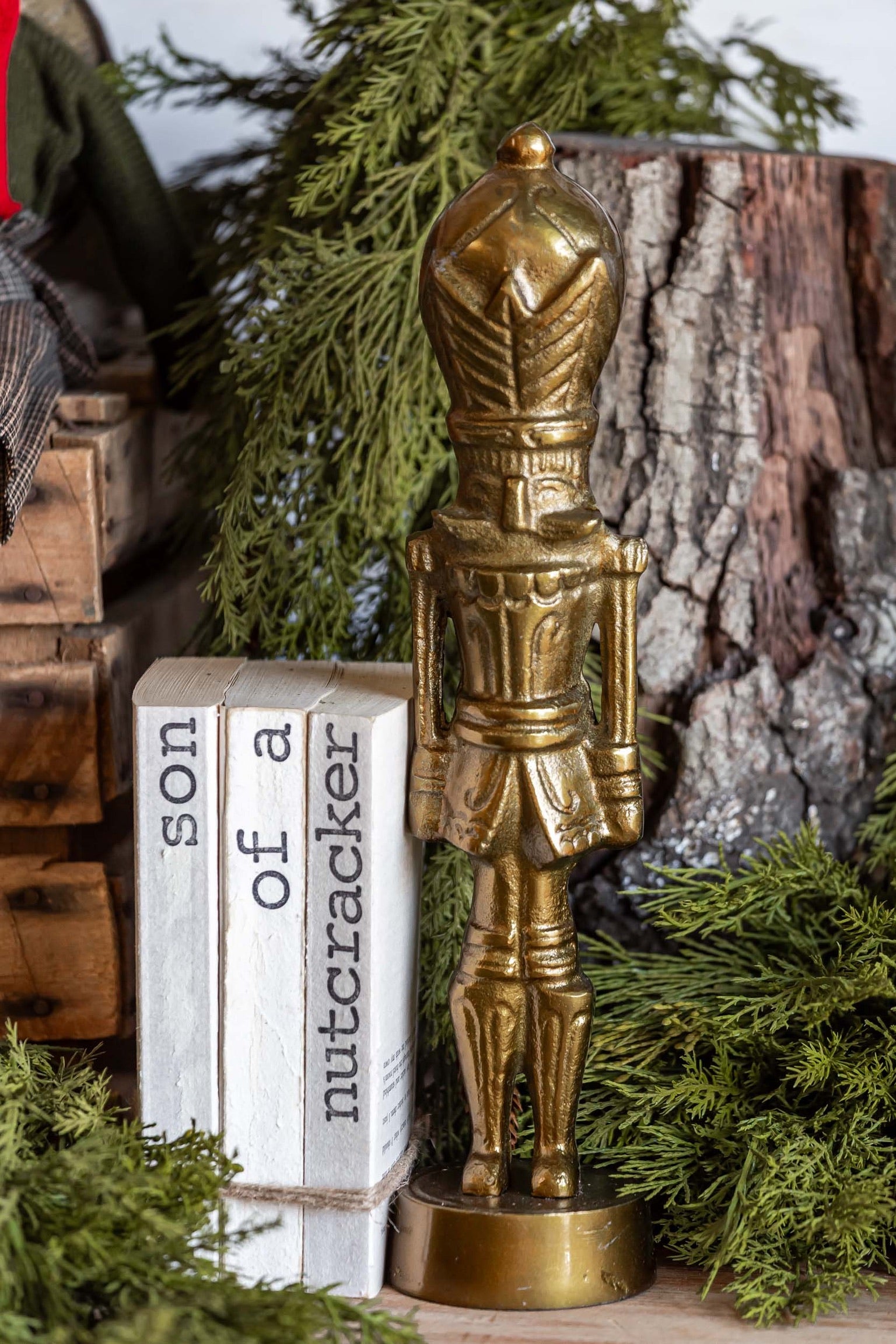Gilded Nutcracker Accent Decor