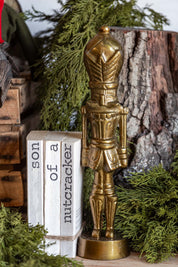 Gilded Nutcracker Accent Decor