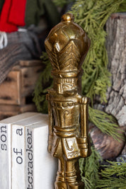 Gilded Nutcracker Accent Decor
