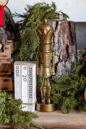 Gilded Nutcracker Accent Decor