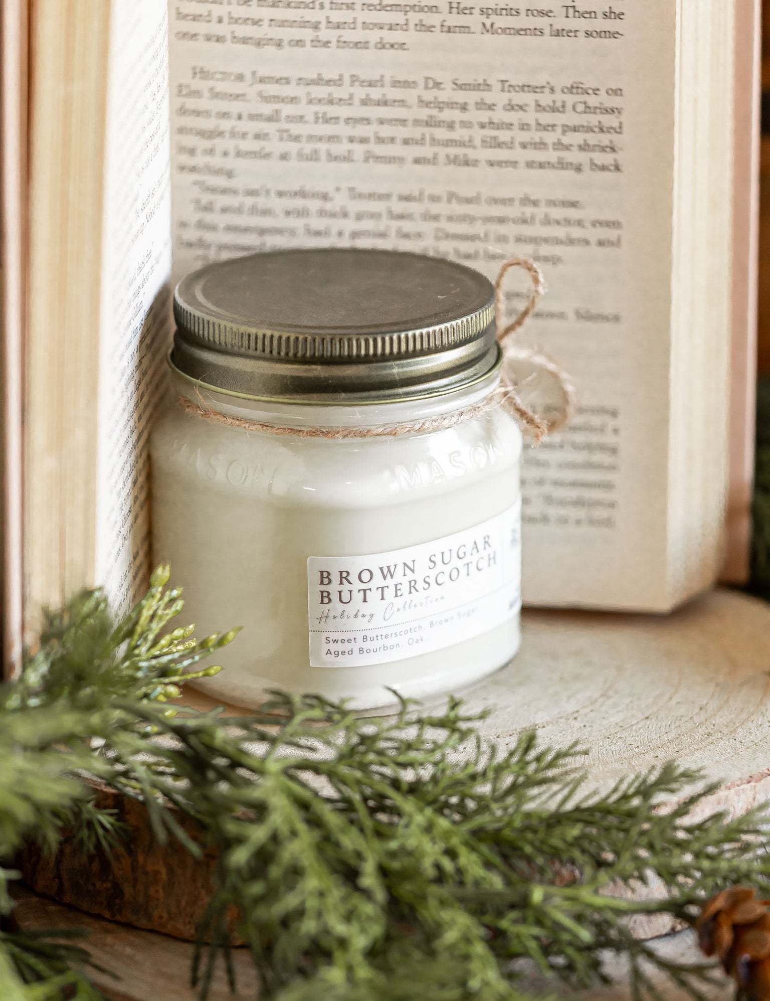 Brown Sugar Butterscotch Mason Jar Candle The Little Burlap Barn
