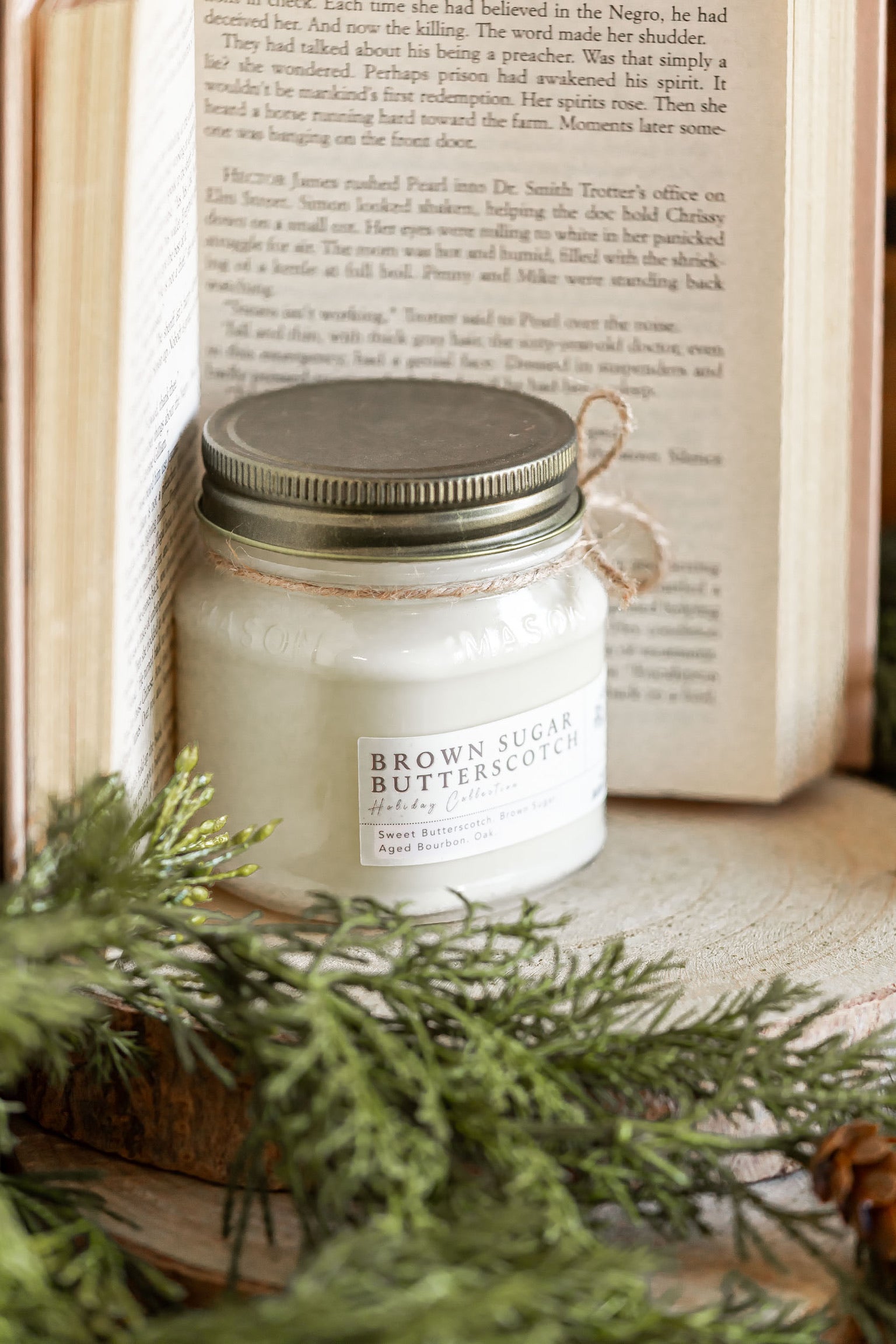 Brown Sugar Butterscotch Mason Jar Candle The Little Burlap Barn
