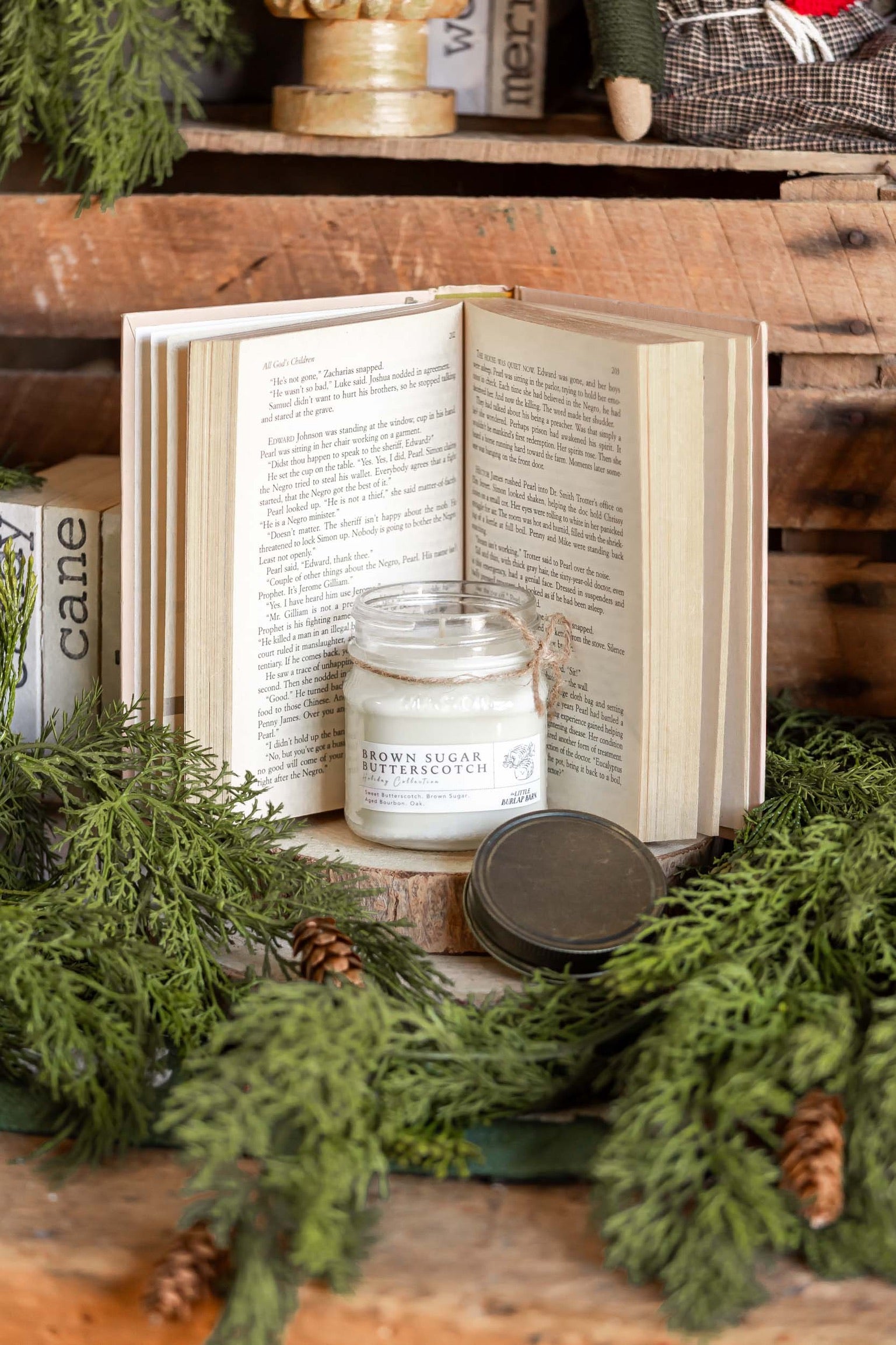 Brown Sugar Butterscotch Mason Jar Candle The Little Burlap Barn