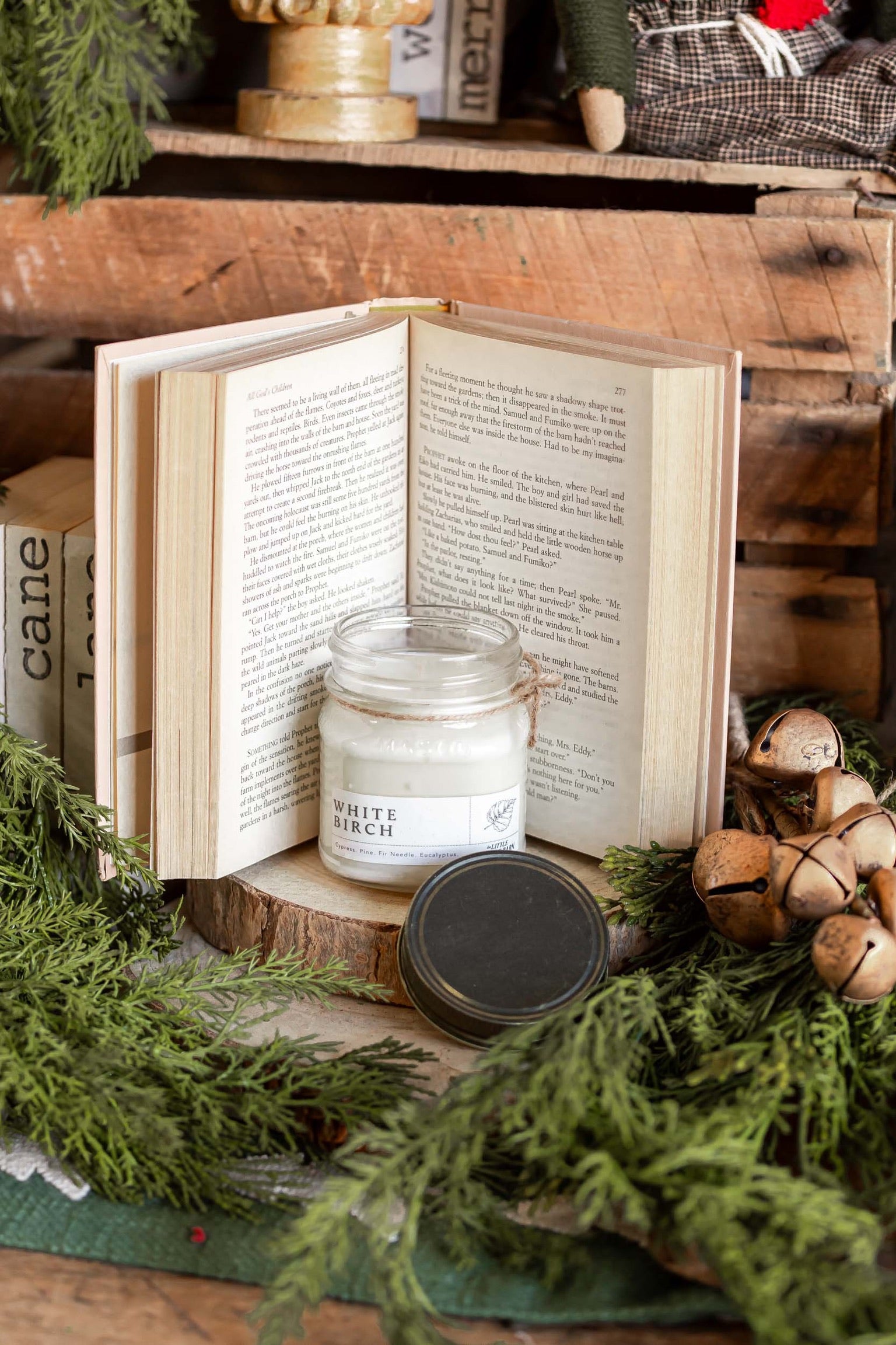 White Birch Mason Jar Candle The Little Burlap Barn