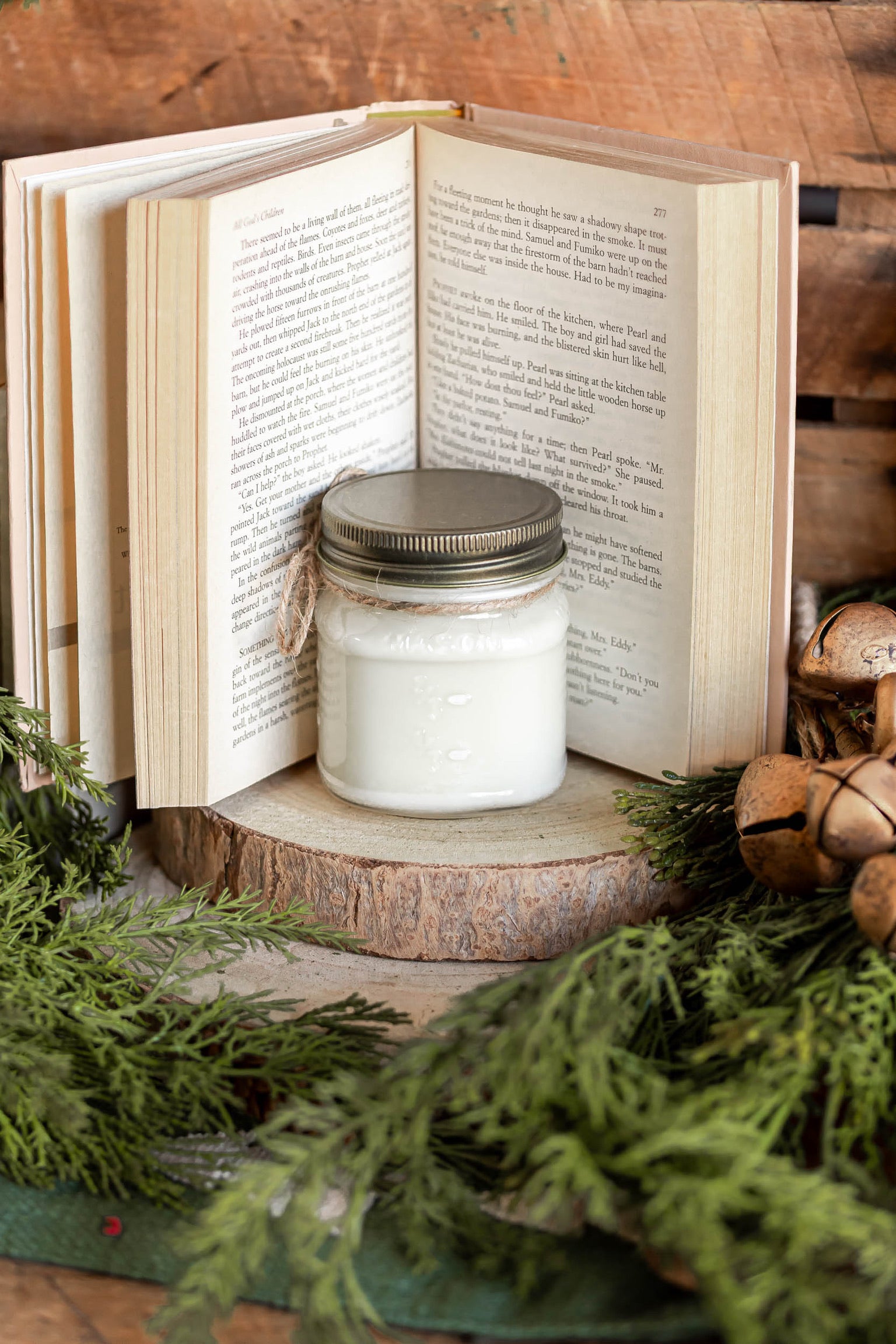 White Birch Mason Jar Candle The Little Burlap Barn