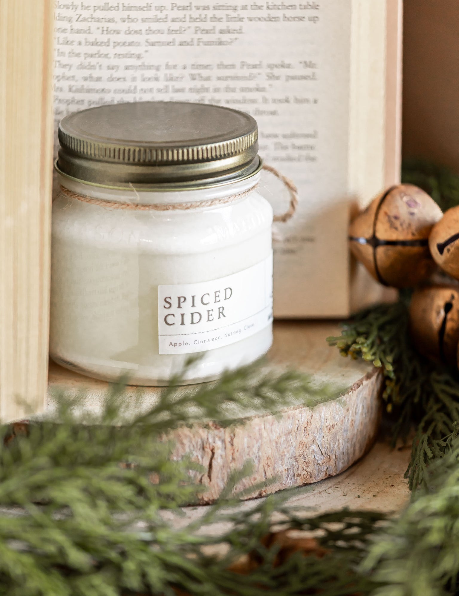 Spiced Cider Mason Jar Candle The Little Burlap Barn