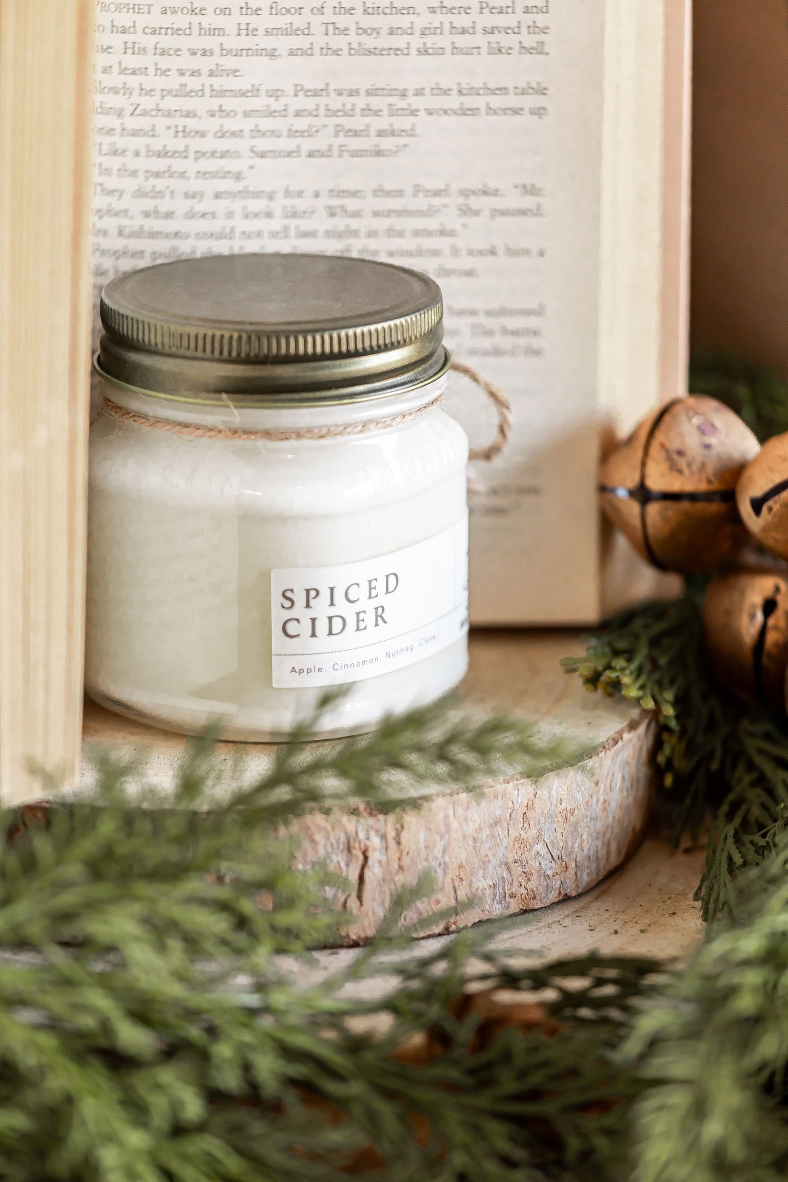 Spiced Cider Mason Jar Candle The Little Burlap Barn