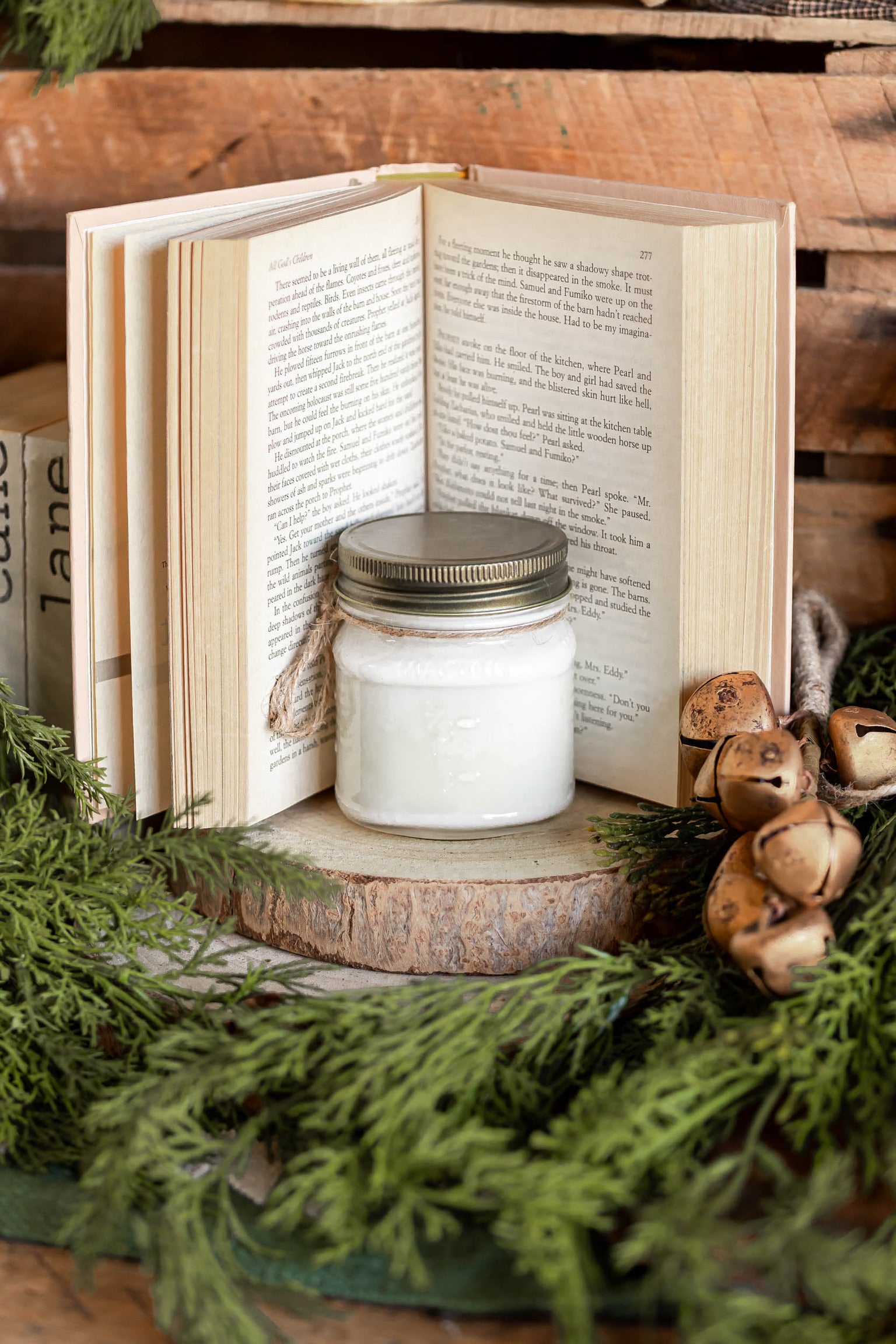 Spiced Cider Mason Jar Candle The Little Burlap Barn