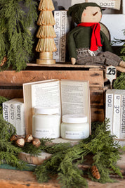 Apothecary Candle-Mistletoe The Little Burlap Barn