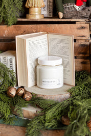 Apothecary Candle-Mistletoe The Little Burlap Barn