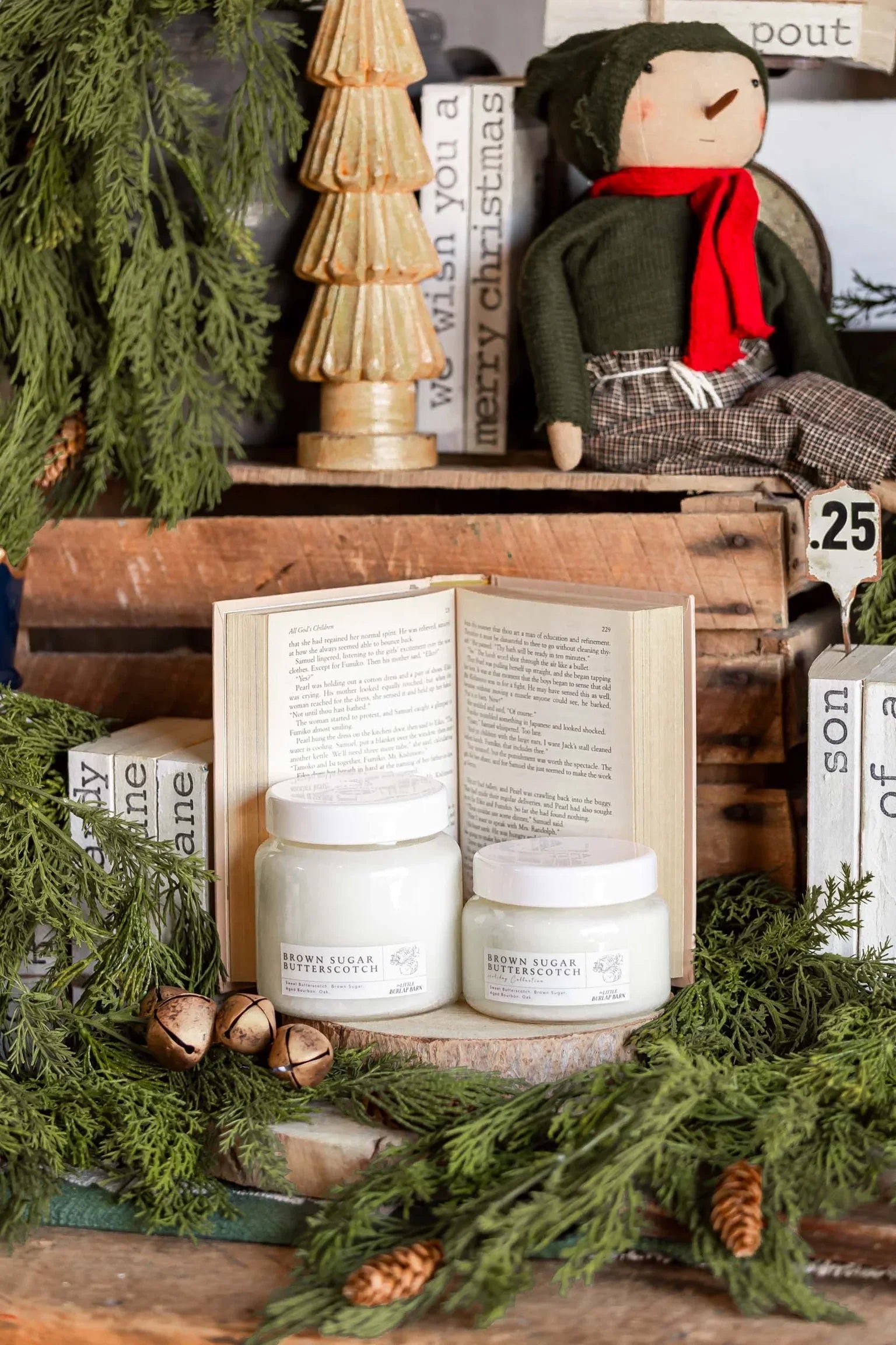 Apothecary Candle- Brown Sugar Butterscotch The Little Burlap Barn
