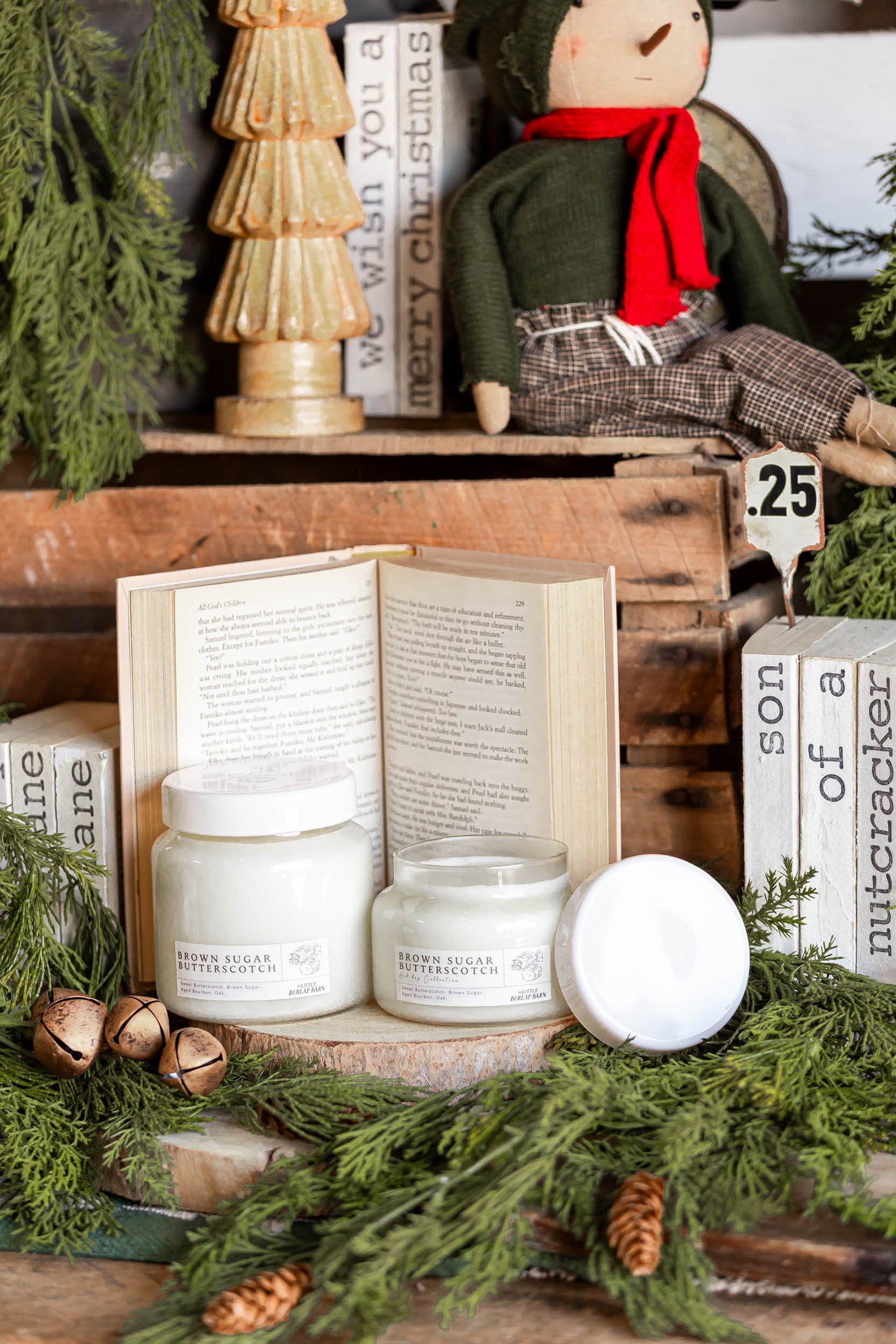 Apothecary Candle- Brown Sugar Butterscotch The Little Burlap Barn