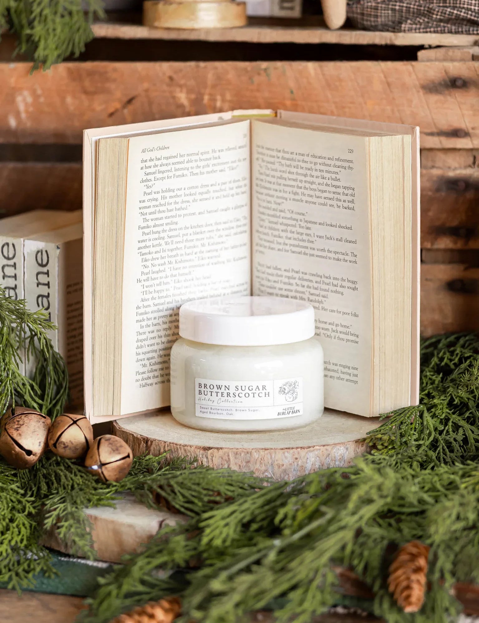 Apothecary Candle- Brown Sugar Butterscotch The Little Burlap Barn