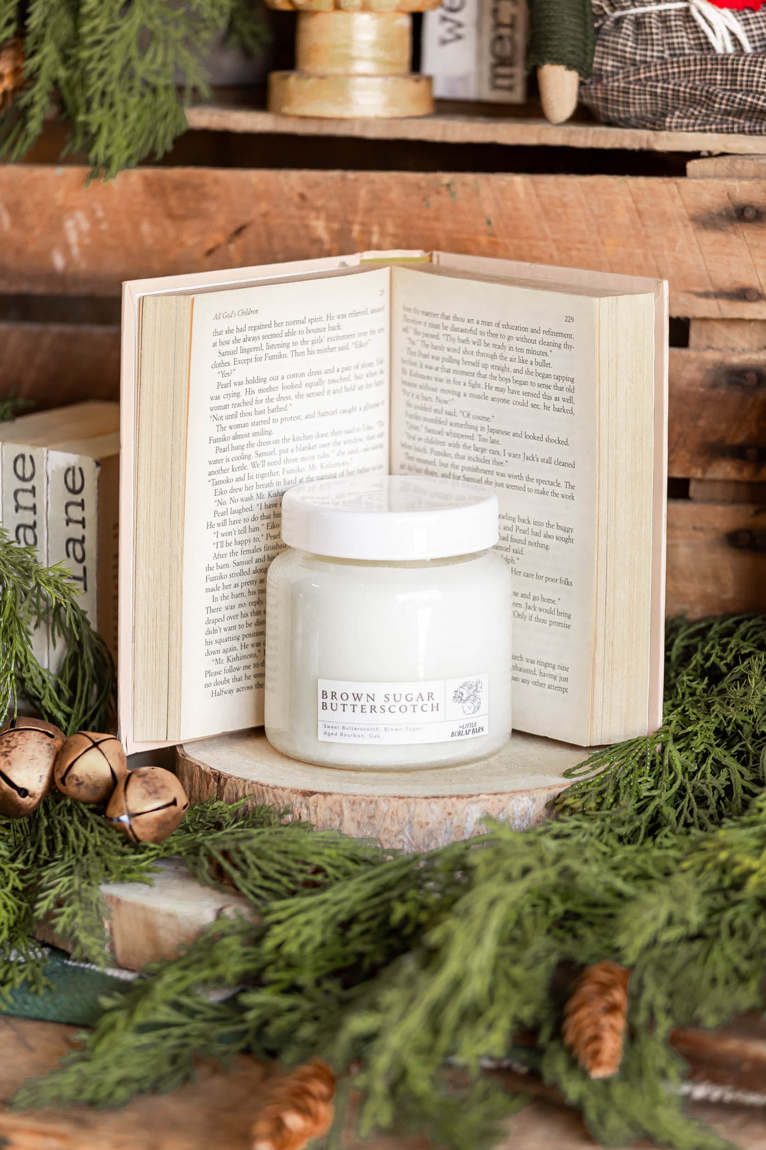 Apothecary Candle- Brown Sugar Butterscotch The Little Burlap Barn