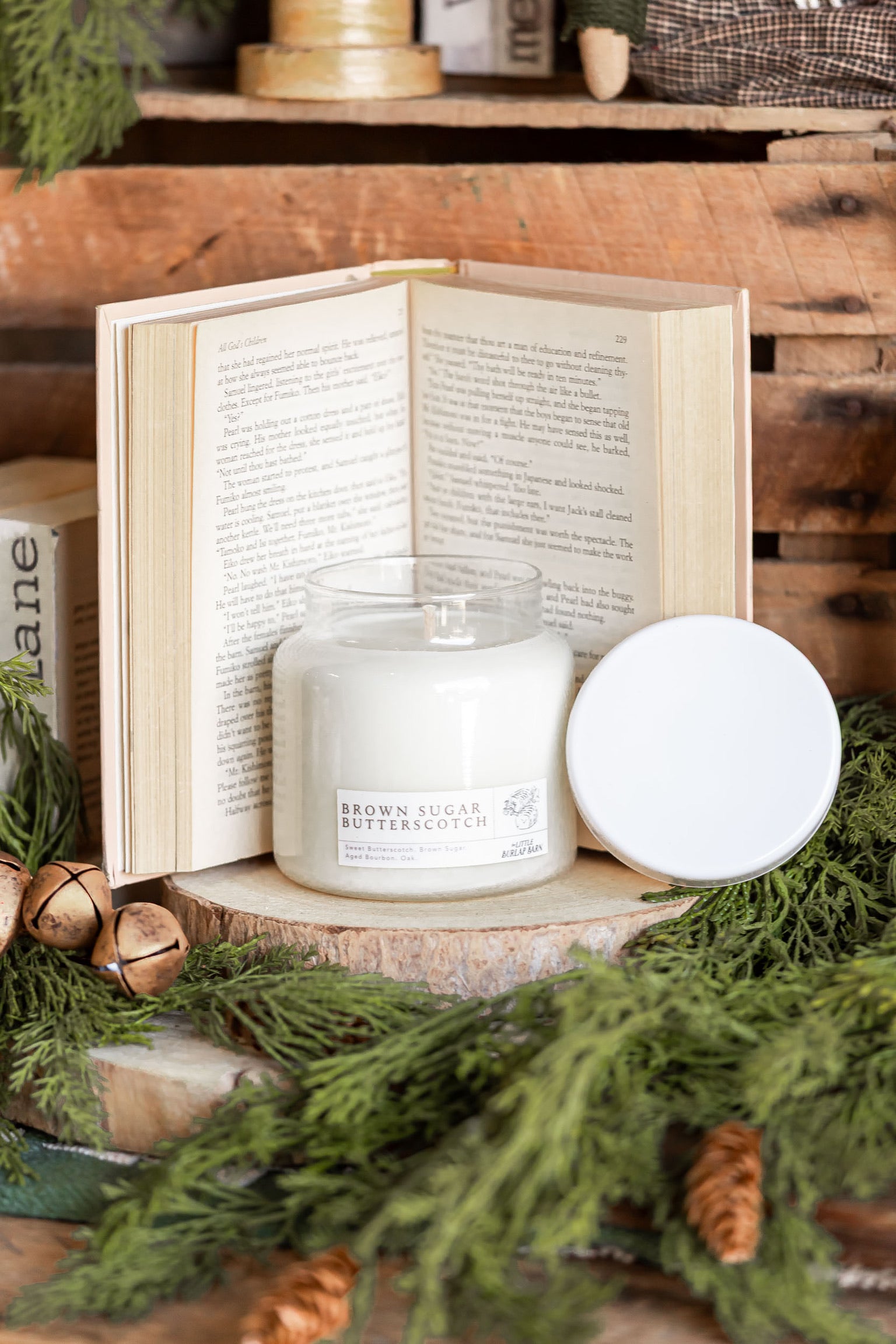 Apothecary Candle- Brown Sugar Butterscotch The Little Burlap Barn