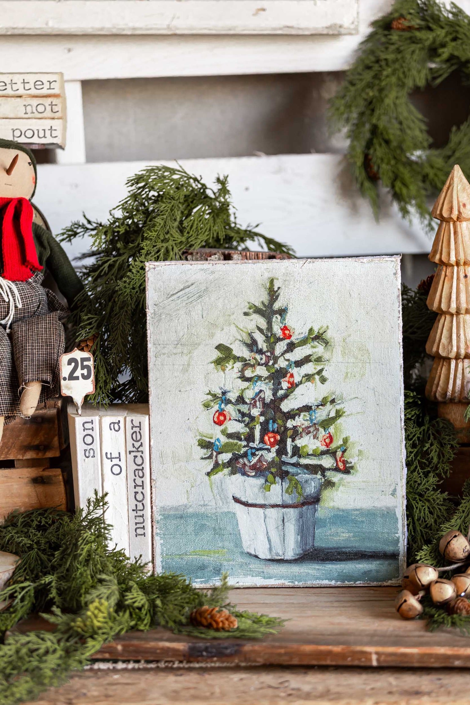 Christmas Tree Canvas Print Creative Co-Op