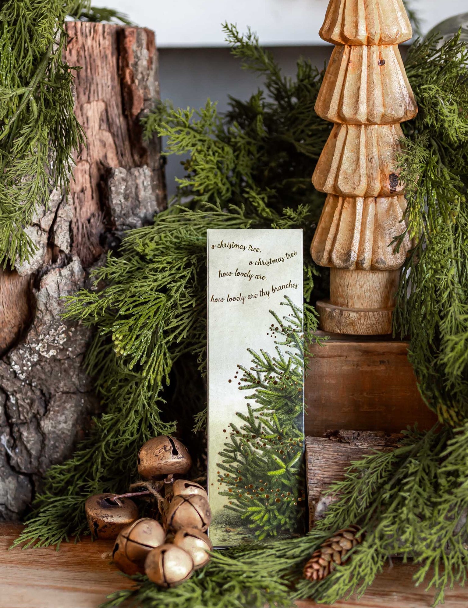 Gold Foil Christmas Tree Matches HomArt