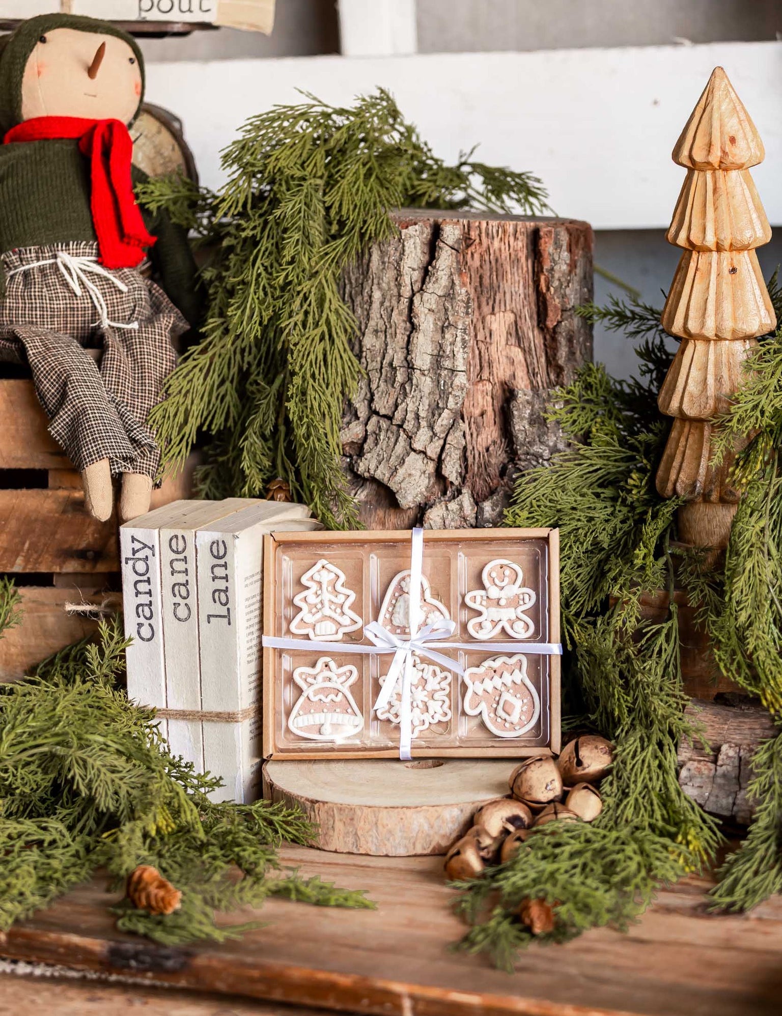 Gingerbread Cookie Ornament Set Raz Imports