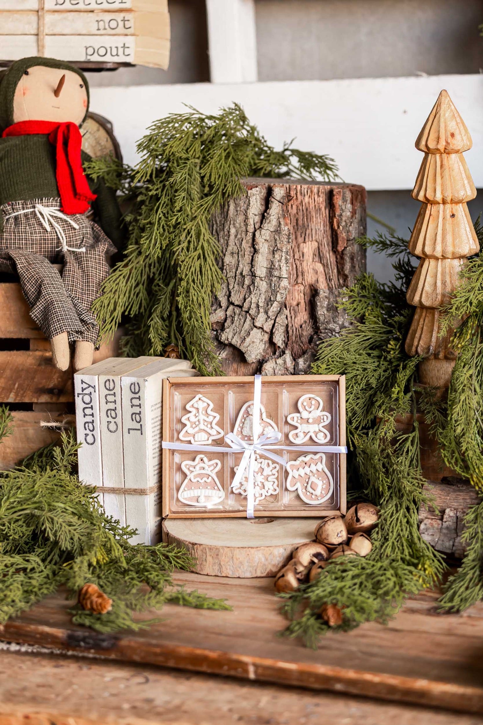 Gingerbread Cookie Ornament Set Raz Imports