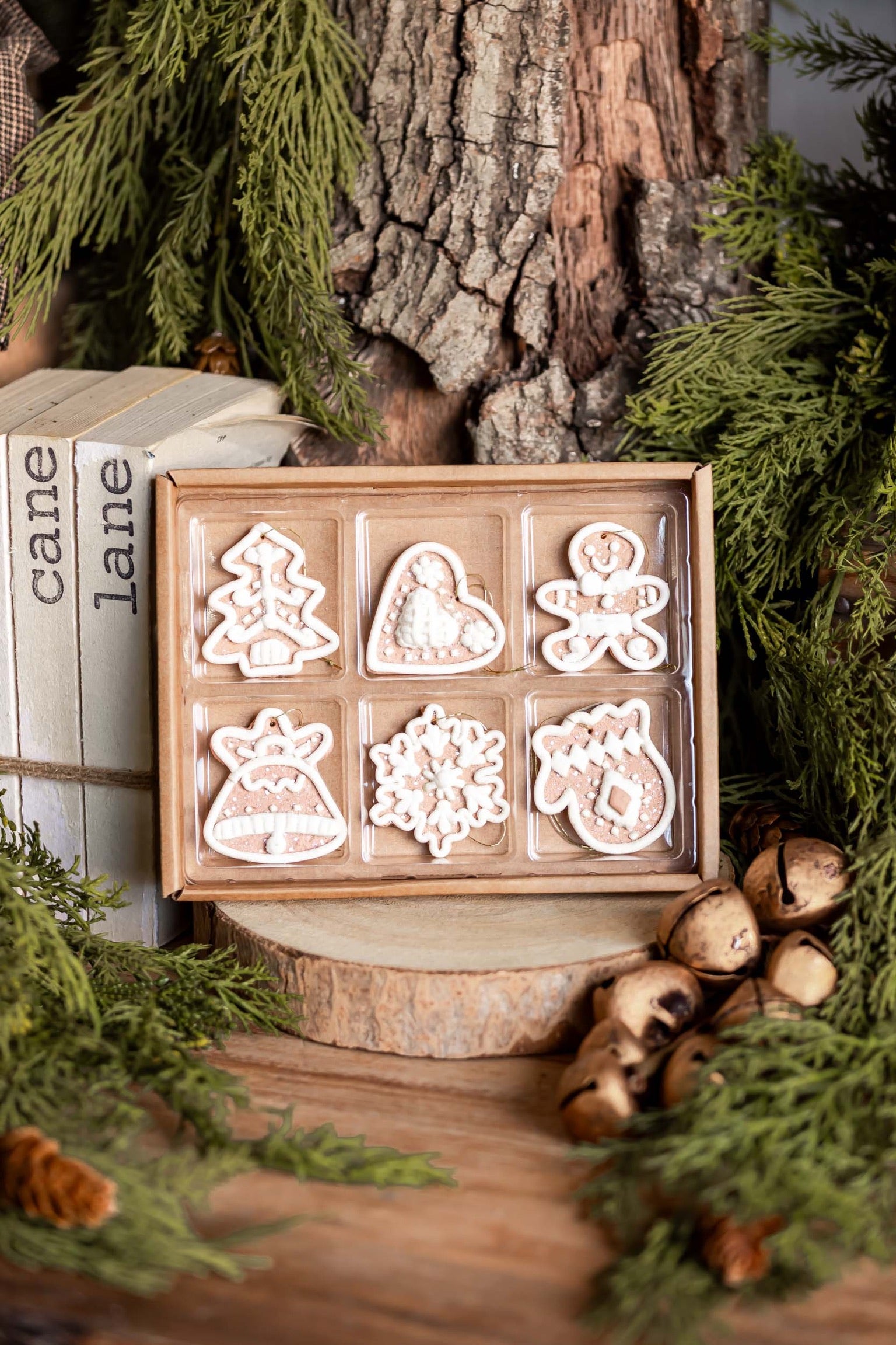Gingerbread Cookie Ornament Set Raz Imports