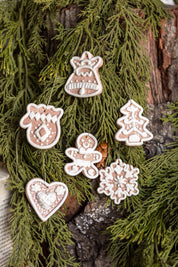 Gingerbread Cookie Ornament Set Raz Imports