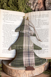 Plaid Tree Ornament Creative Co-Op