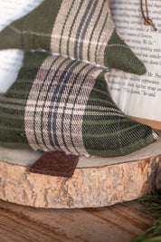 Plaid Tree Ornament Creative Co-Op