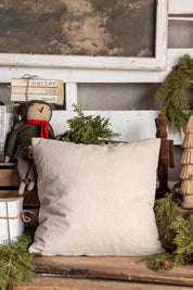 Embroidered Christmas Pine Pillow Creative Co-Op