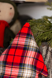 Plaid Tree Pillow Creative Co-Op