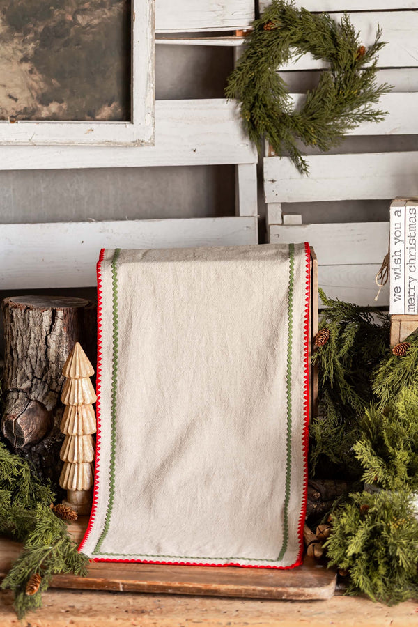 Noel Stripe Runner Creative Co-Op