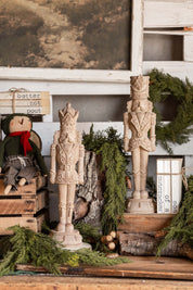 Natural Ornate Carved Nutcracker Raz Imports