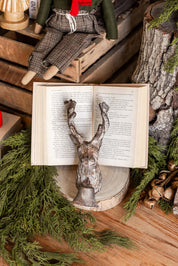 Hand-Forged Cast Iron Deer Wall Mount Creative Co-Op