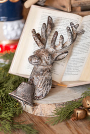 Hand-Forged Cast Iron Deer Wall Mount Creative Co-Op