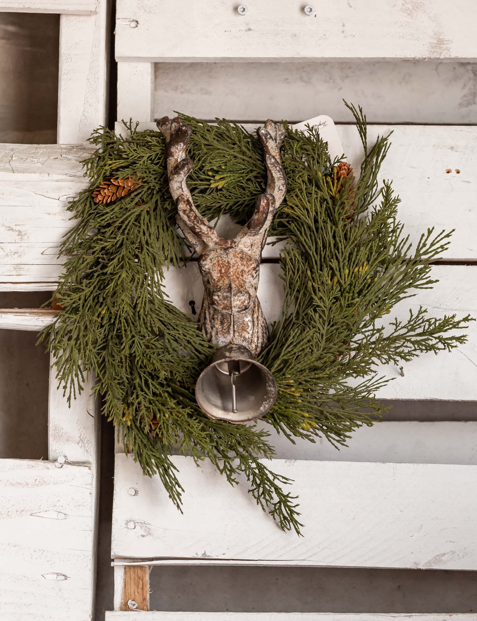 Hand-Forged Cast Iron Deer Wall Mount Creative Co-Op
