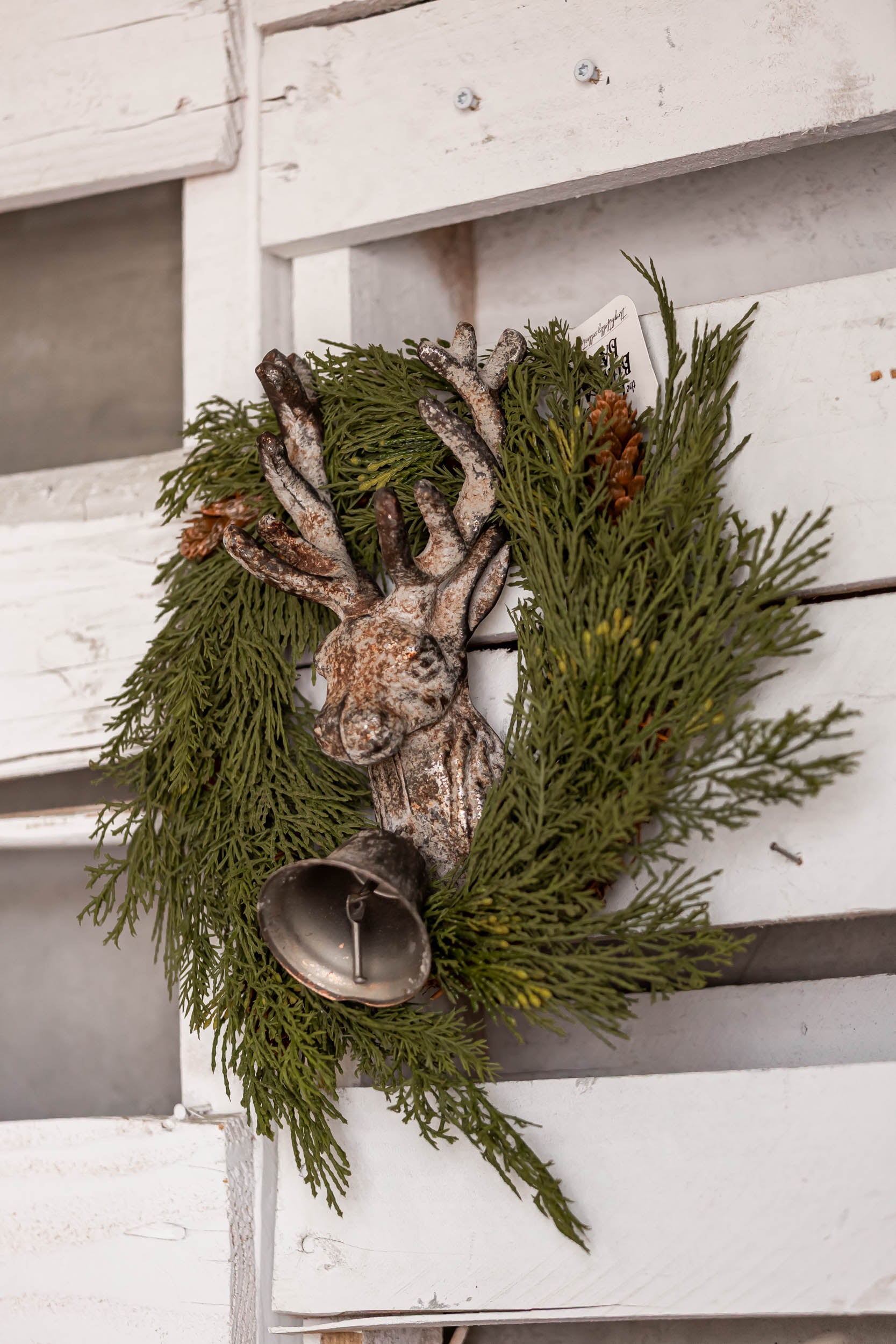 Hand-Forged Cast Iron Deer Wall Mount Creative Co-Op