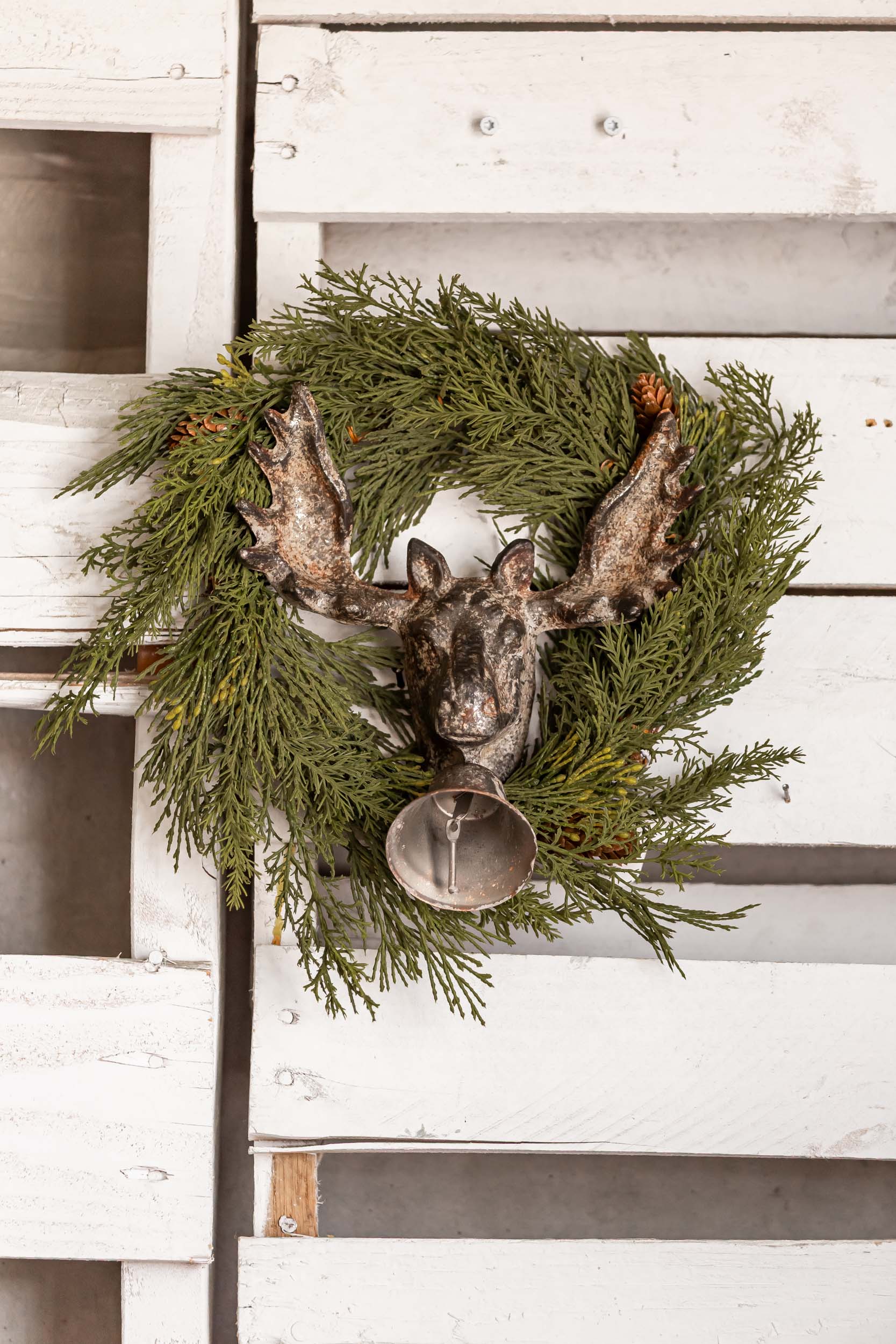 Hand-Forged Cast Iron Moose Wall Mount Creative Co-Op