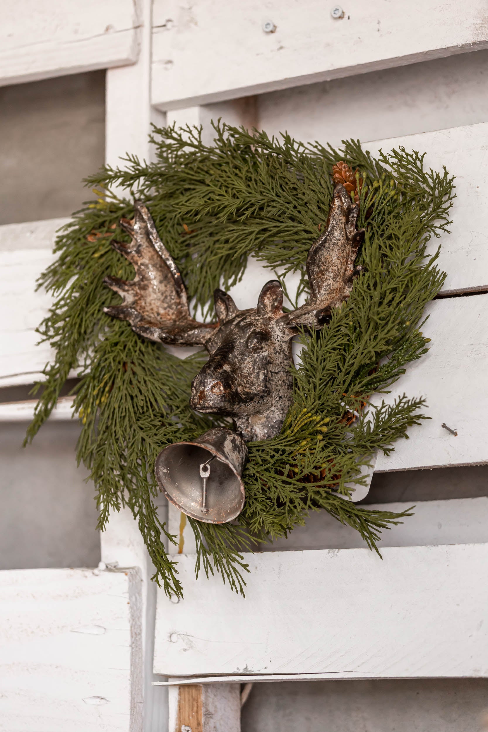 Hand-Forged Cast Iron Moose Wall Mount Creative Co-Op