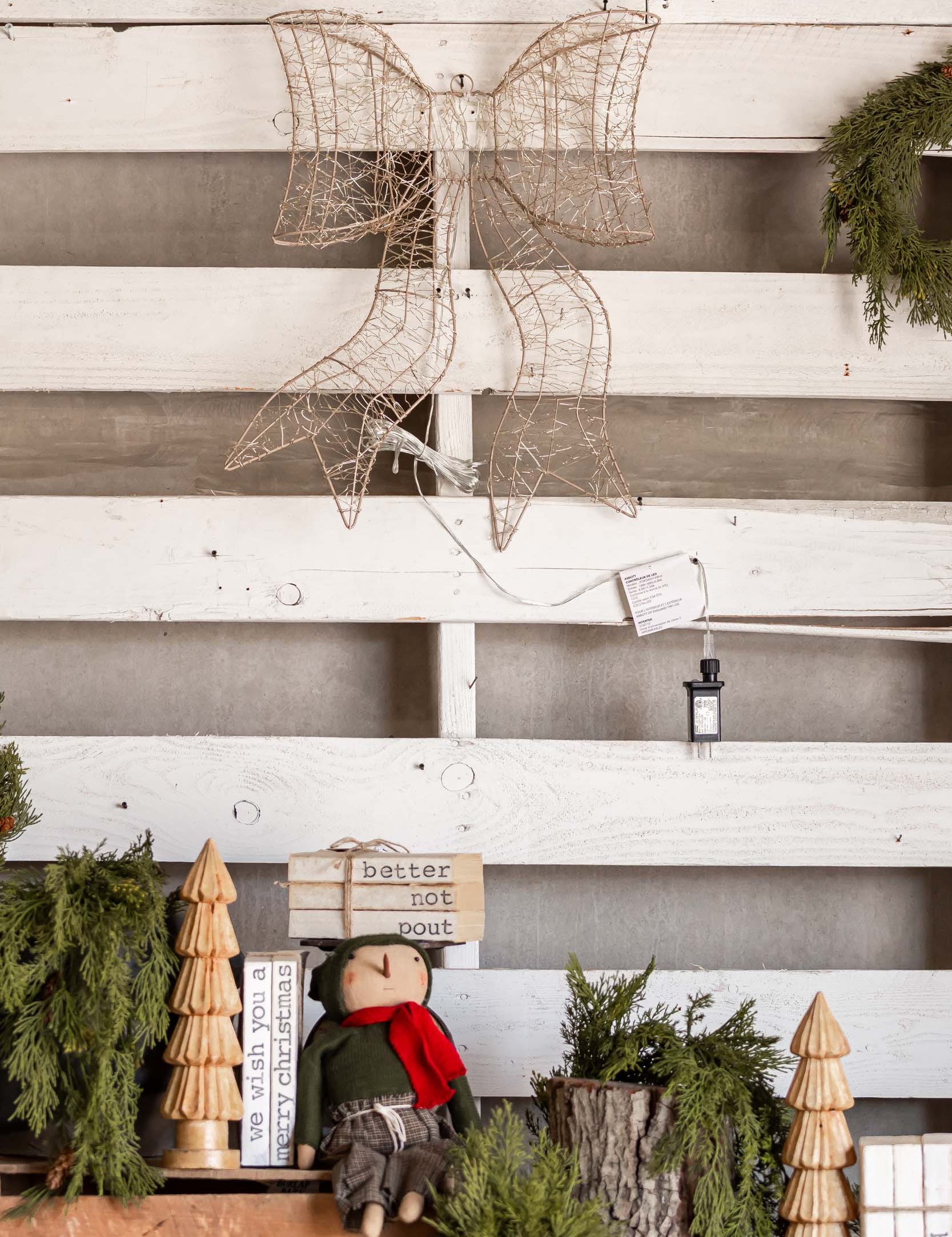 LED Gold Bow The Little Burlap Barn®