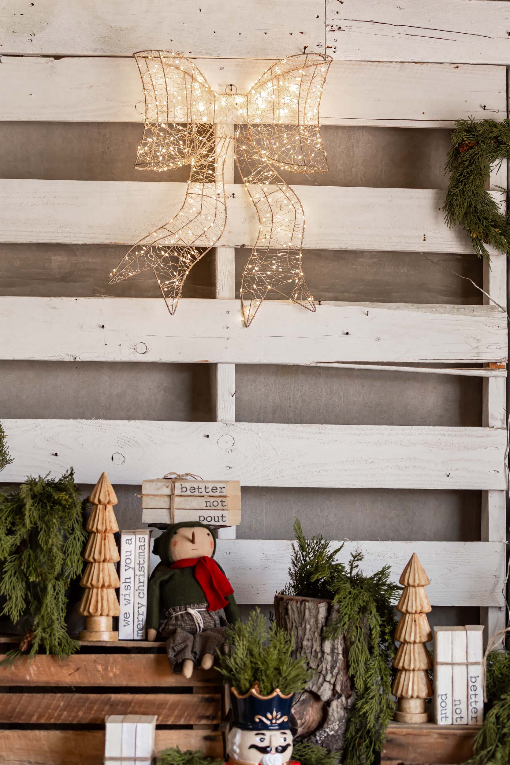 LED Gold Bow The Little Burlap Barn®
