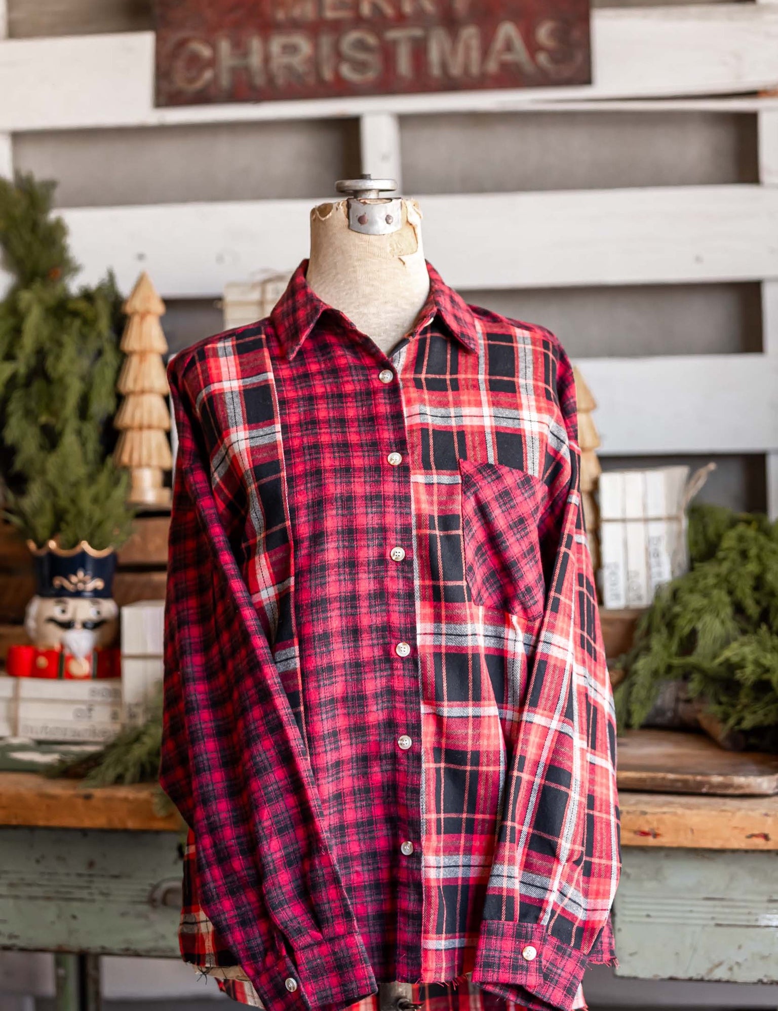 Ember Ridge Flannel Button Down The Little Burlap Barn