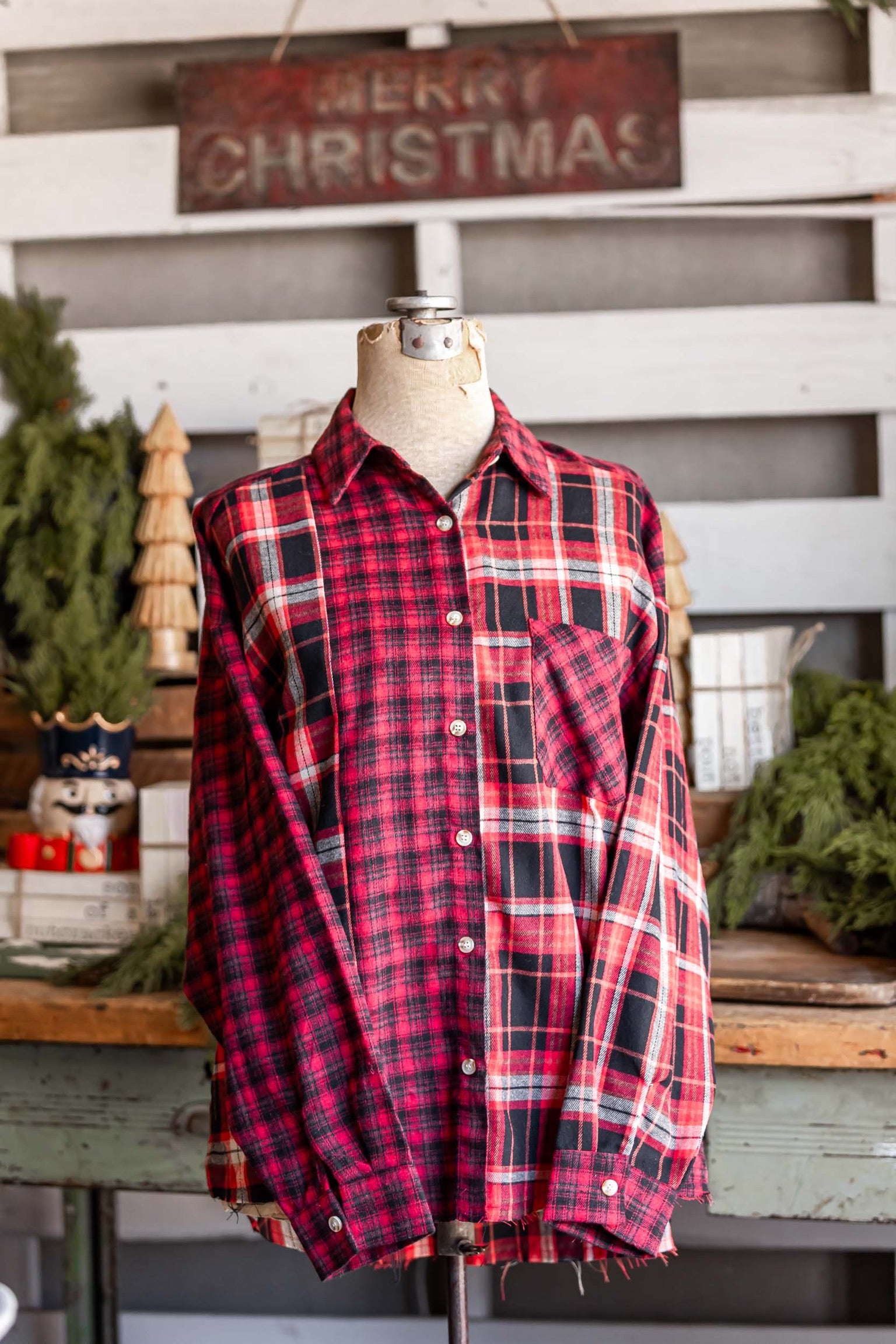 Ember Ridge Flannel Button Down The Little Burlap Barn