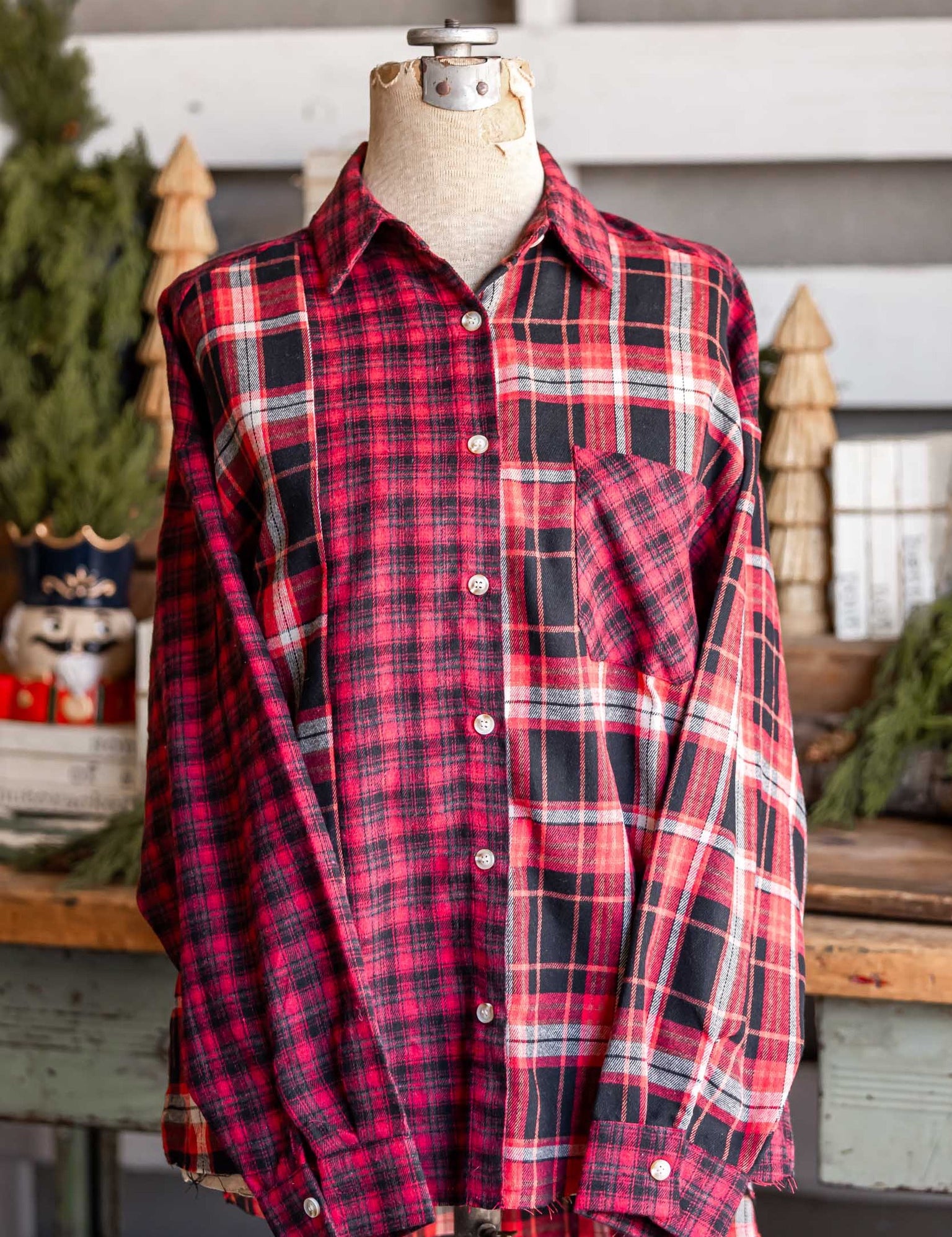 Ember Ridge Flannel Button Down The Little Burlap Barn