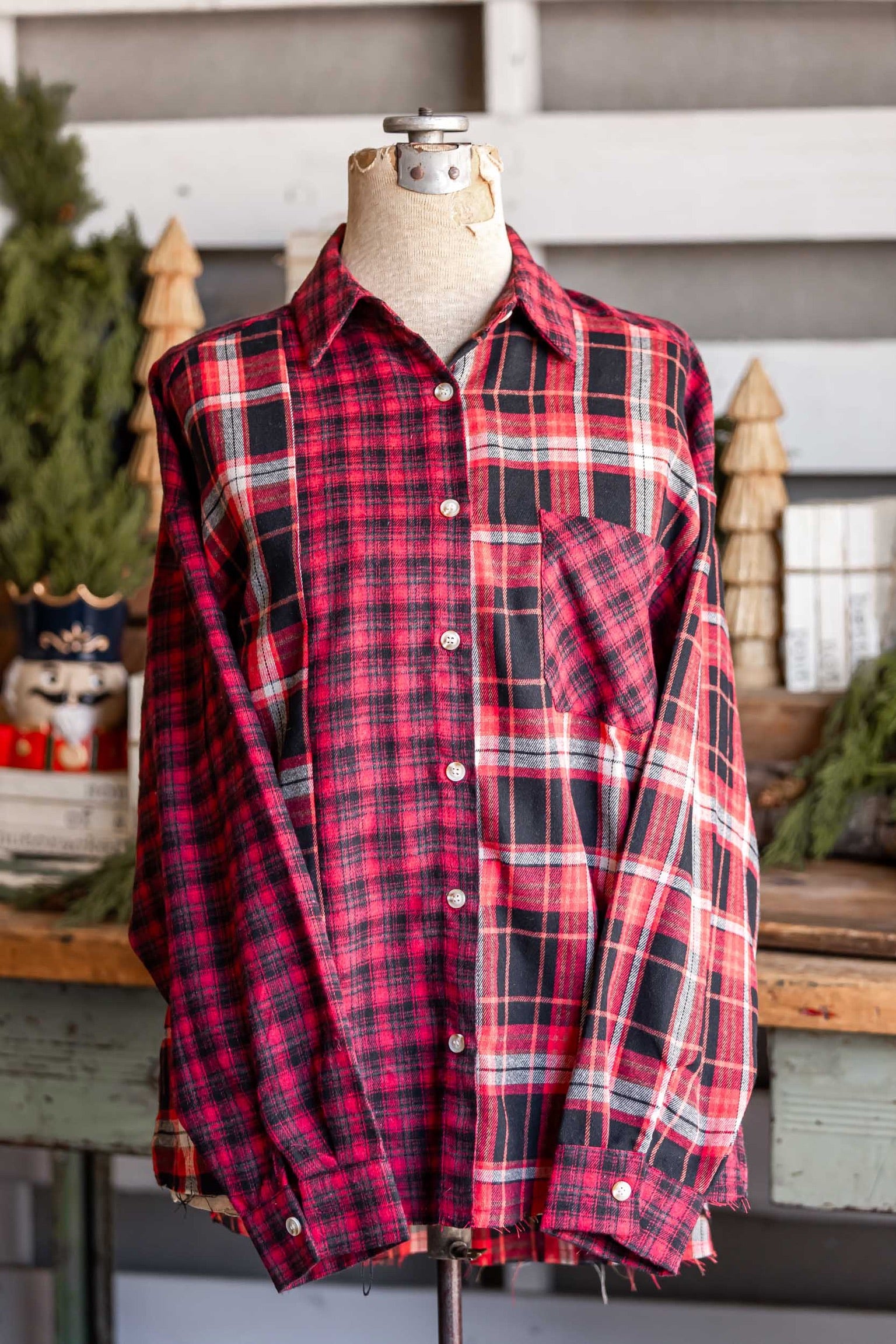 Ember Ridge Flannel Button Down The Little Burlap Barn