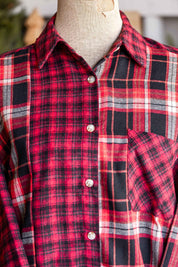 Ember Ridge Flannel Button Down The Little Burlap Barn