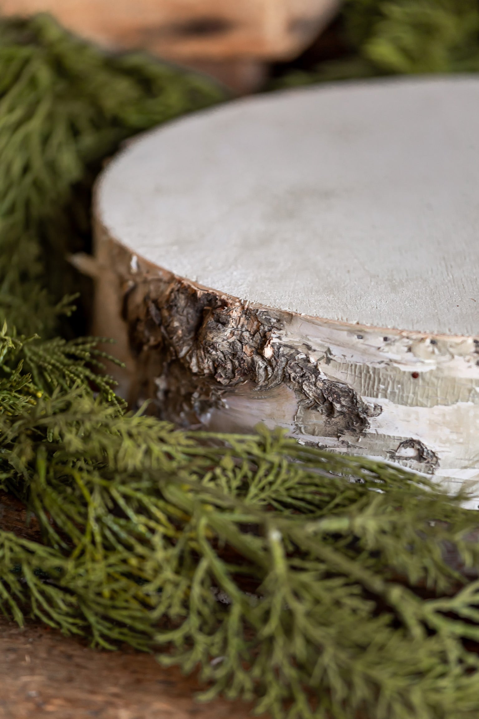 Natural Birch Wood Riser Creative Co-Op