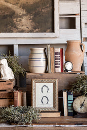 Horse Shoe Framed Art Petal Lane Home