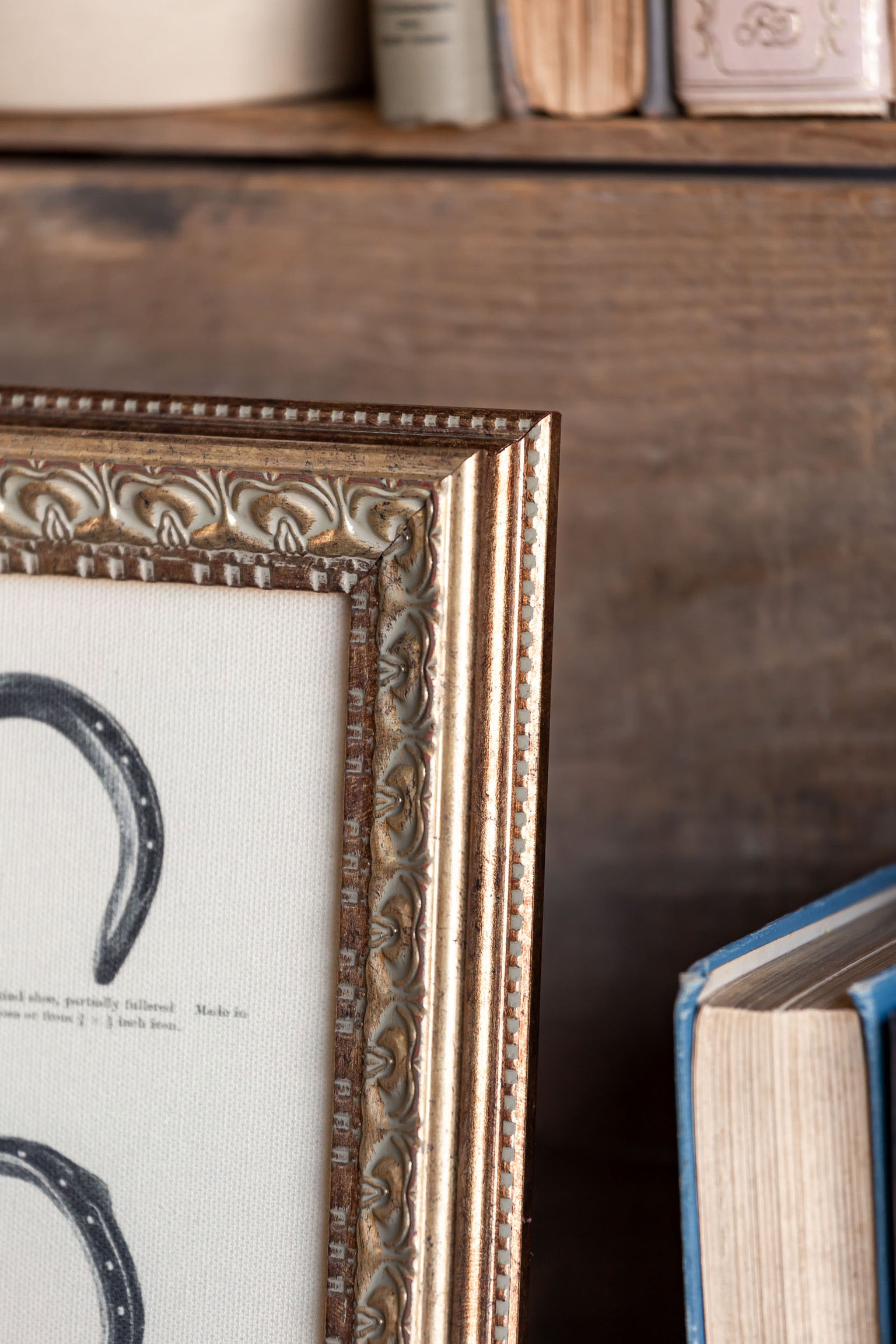 Horse Shoe Framed Art Petal Lane Home