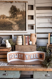 Howdy Y'all Felt Banner Benoit's Design Co.