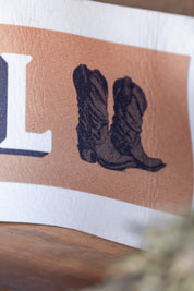 Howdy Y'all Felt Banner Benoit's Design Co.